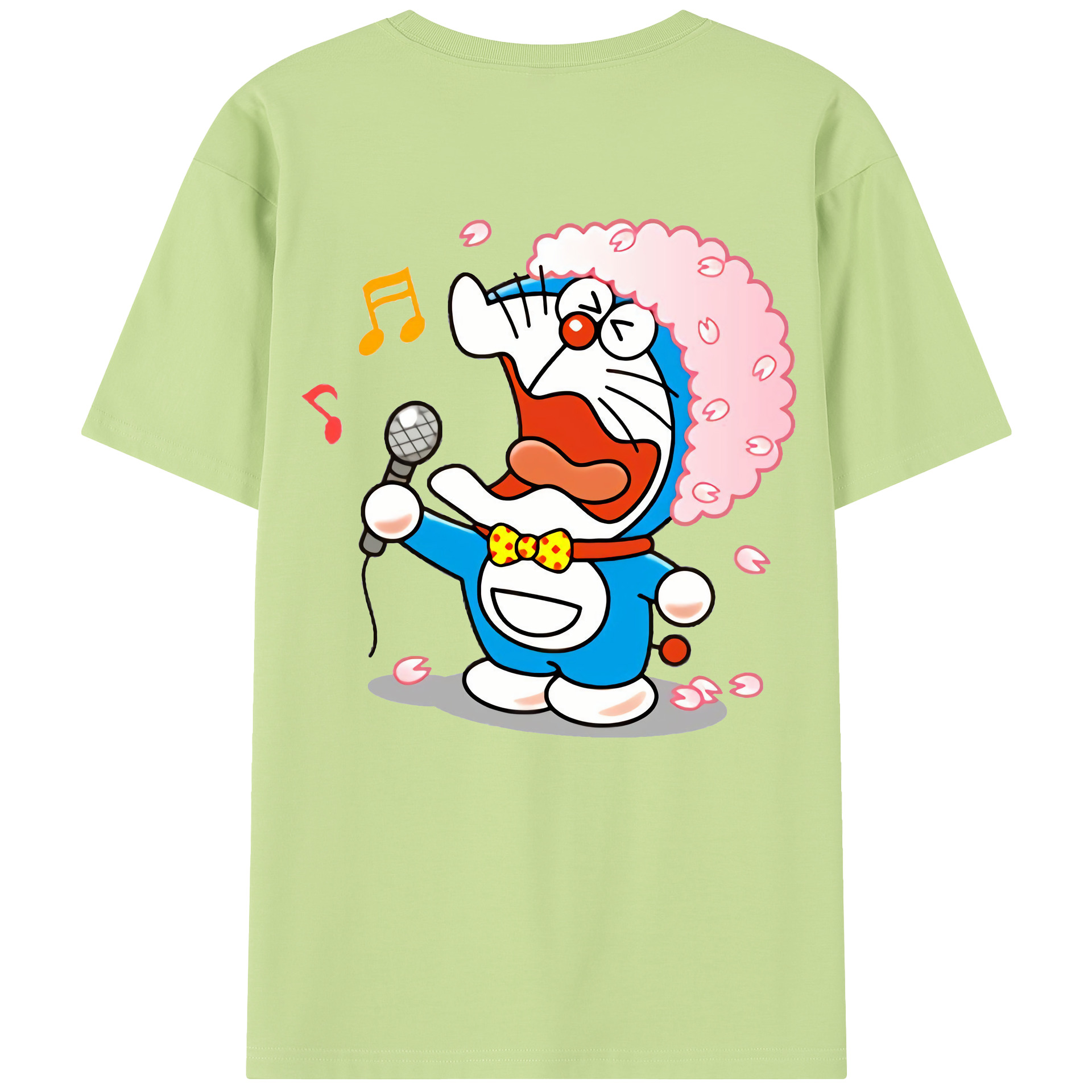 （画像用） ドラえもん Doraemon 綿100％半袖Tシャツ（背面プリント）